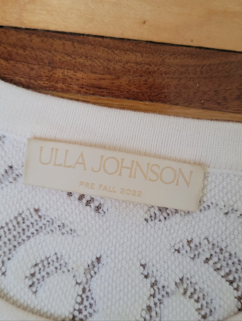 ULLA JOHNSON CARINA MESH FLORAL TOP - Picture 4 of 6